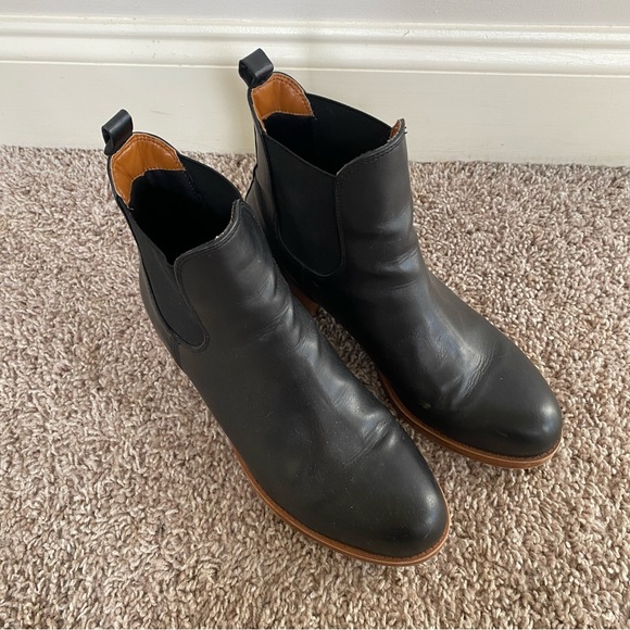 Black and Brown European Ankle Booties Size 41 Size 10.5 - Picture 2 of 11